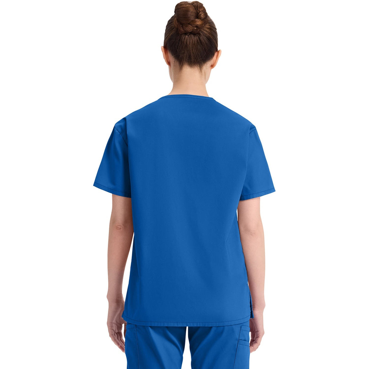 Women's EDS Signature V-Neck Scrub Top - ROYAL (RYLZ)