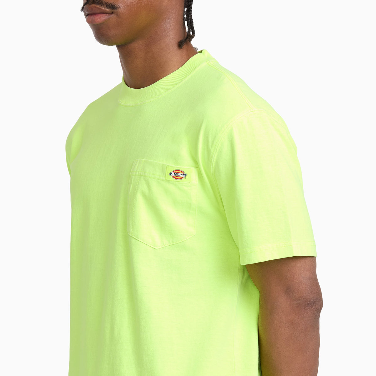 Worn In Heavyweight Pocket T-Shirt - Bright Yellow (BWD)