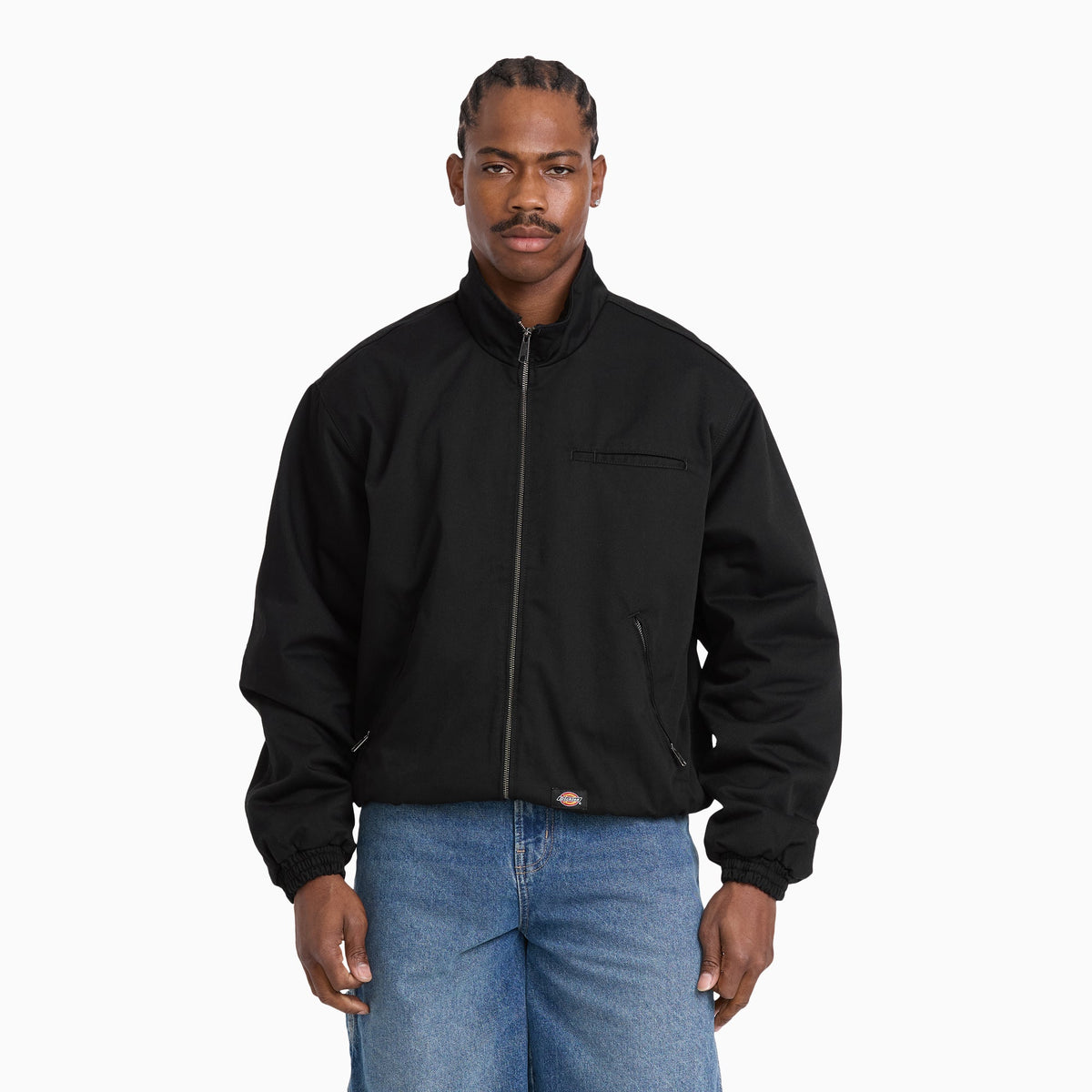Poly Cotton Jacket - Black (BLK)