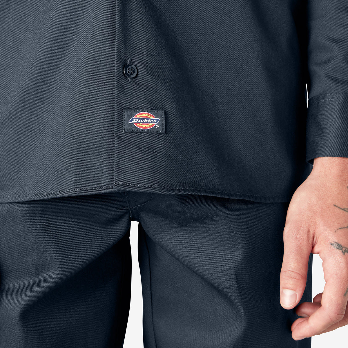 Long Sleeve Work Shirt - Dark Navy (DN)