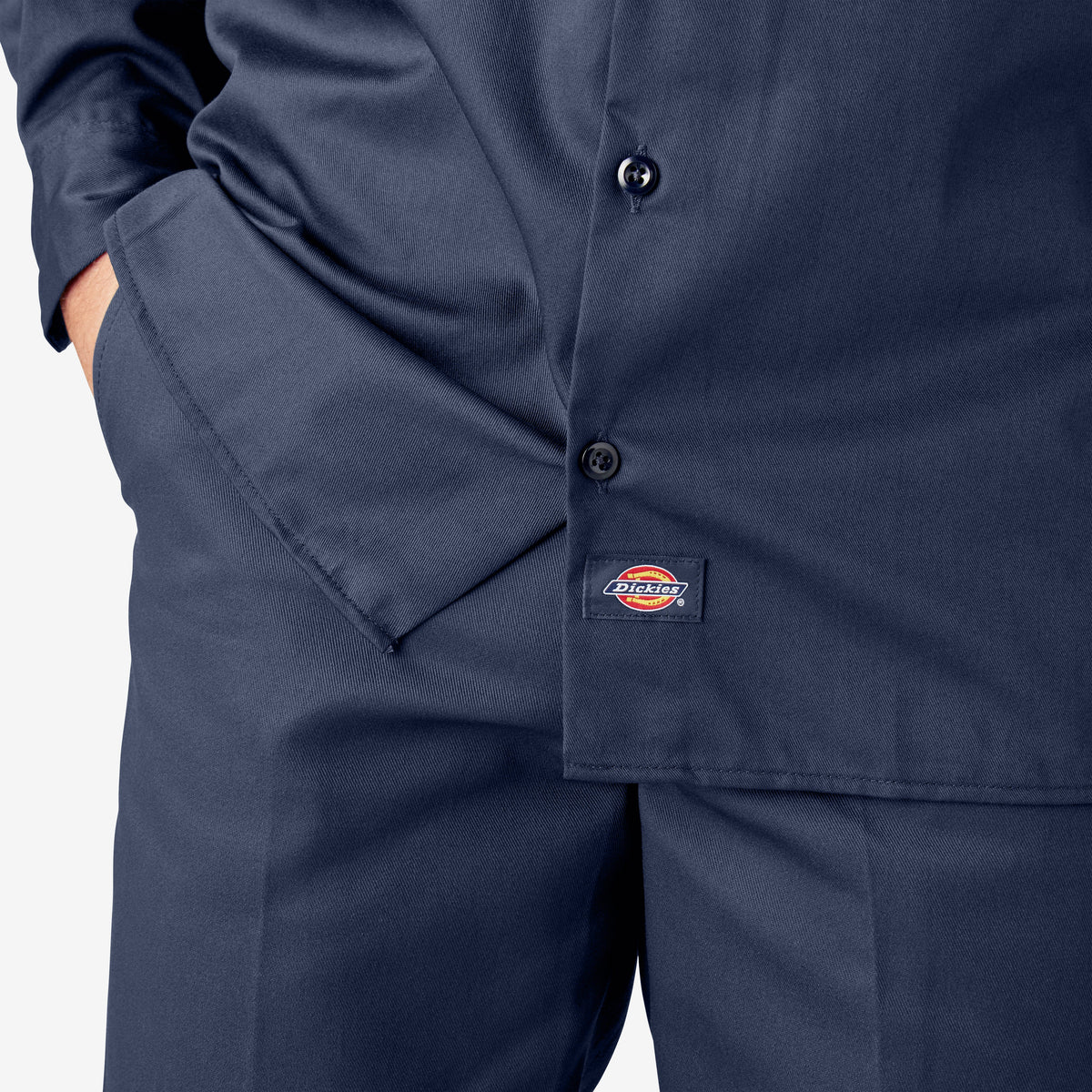 Long Sleeve Work Shirt - Navy Blue (NV)
