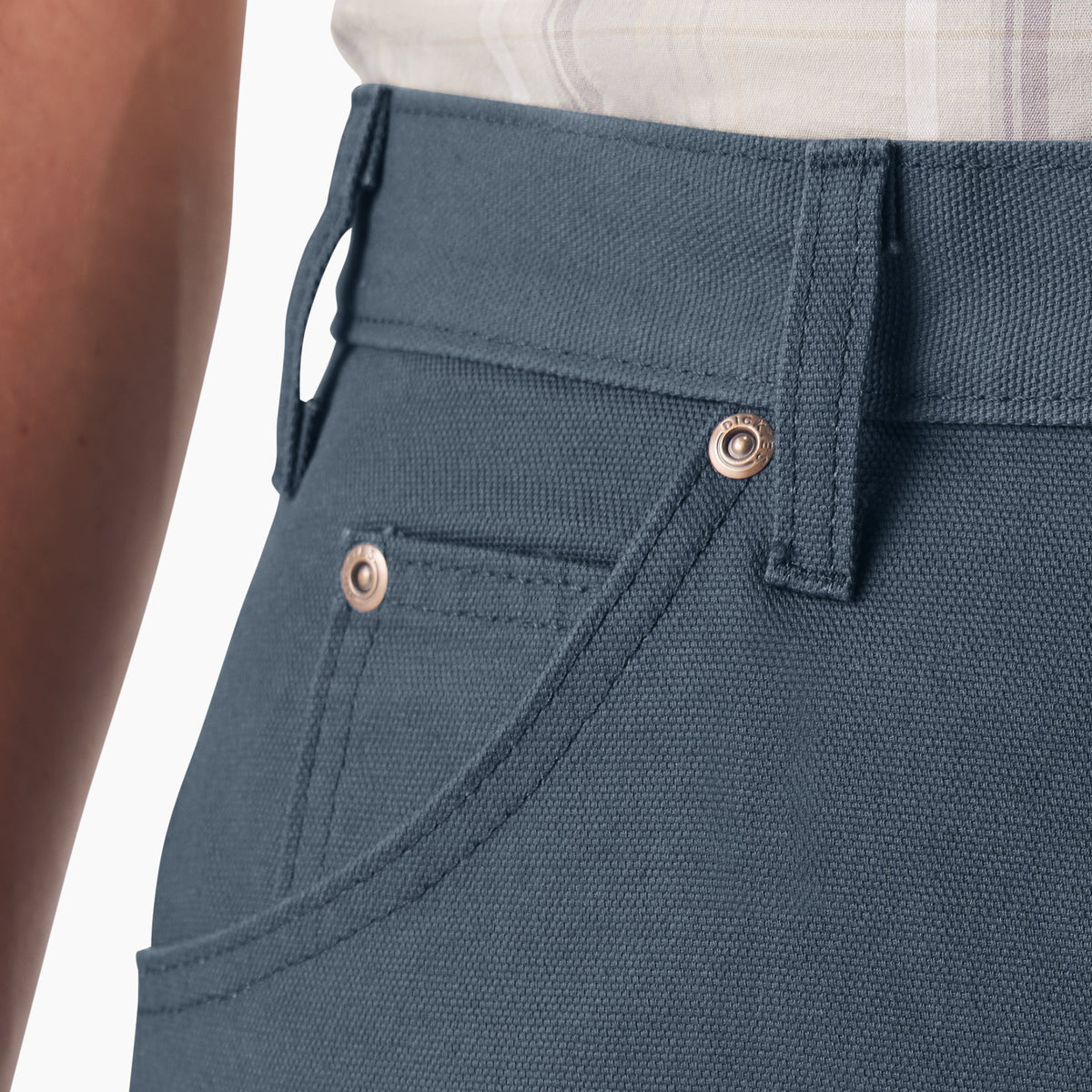 Relaxed Fit Heavyweight Duck Carpenter Pants - Airforce Blue (0AF)