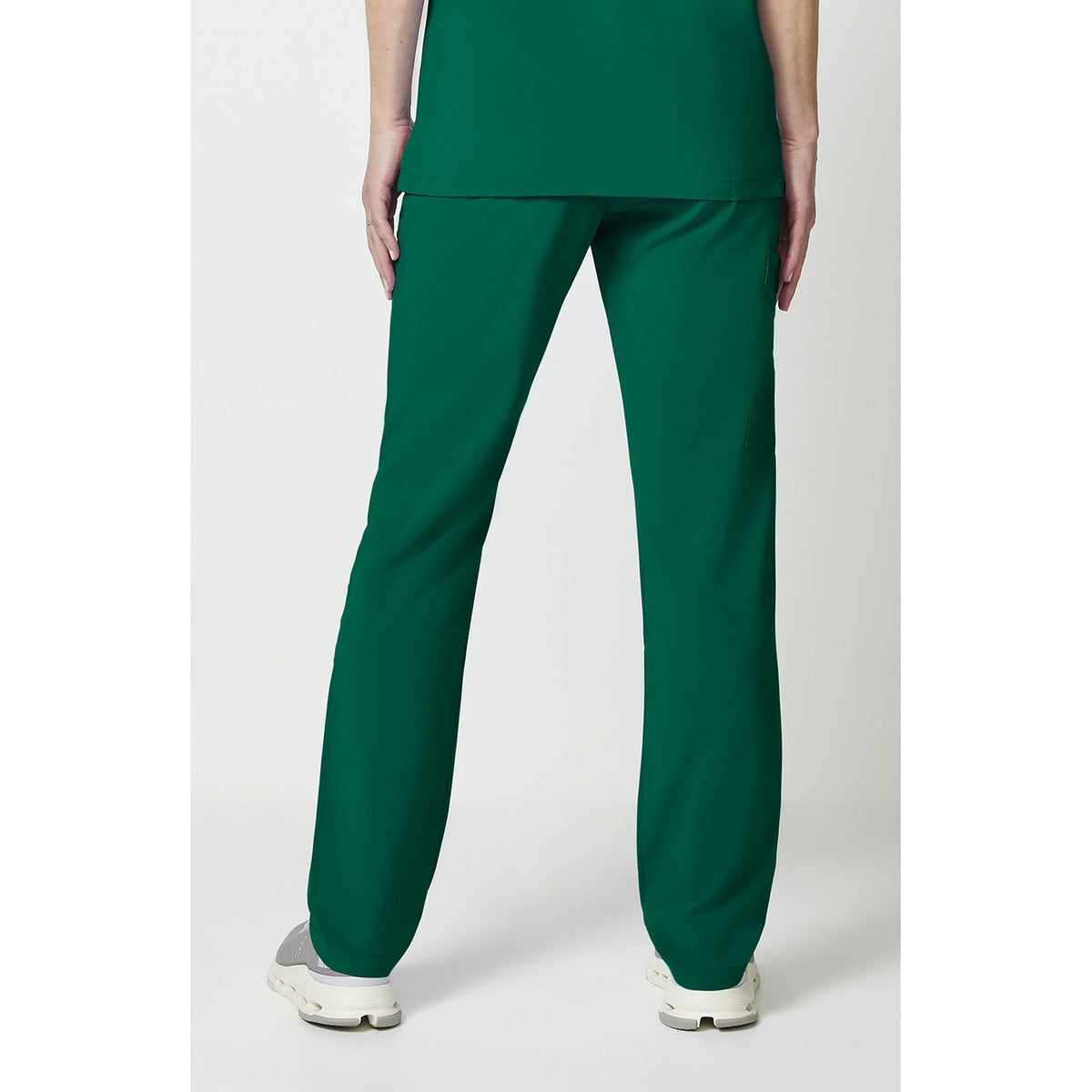 Unisex EDS Essentials Natural Rise Tapered Leg Scrub Pant - Hunter Green (GH)
