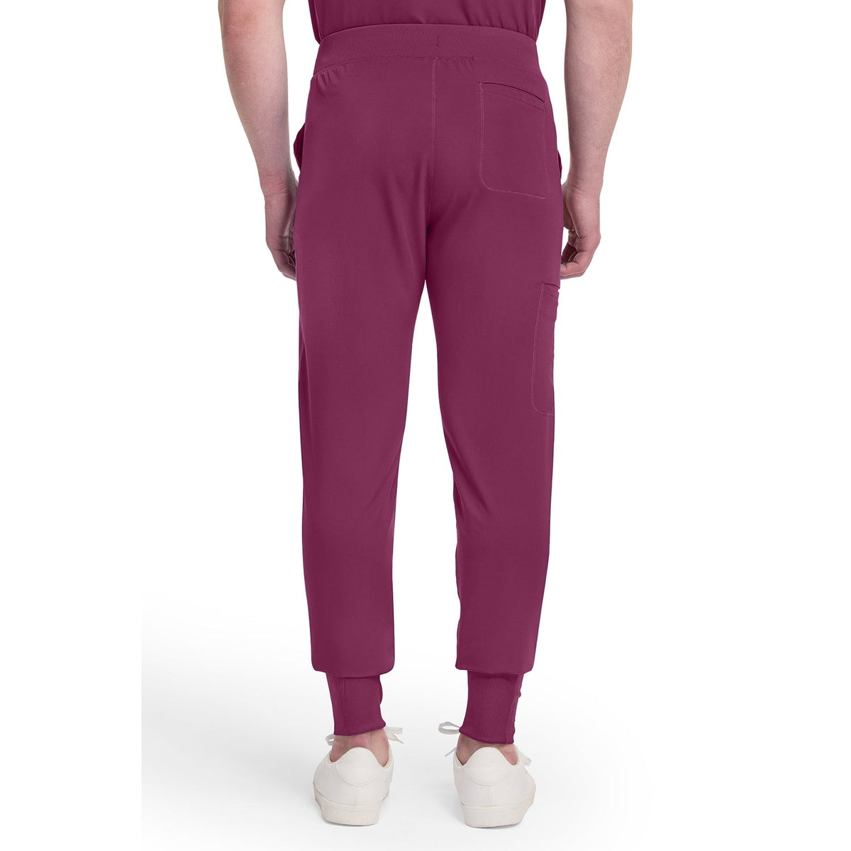 Men's Dynamix Natural Rise Scrub Jogger - Wine (WIN)