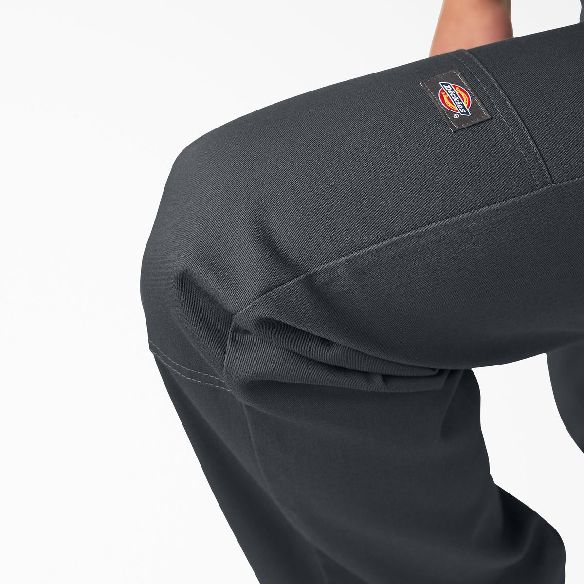 Loose Fit Double Knee Work Pants - Charcoal Gray (CH)
