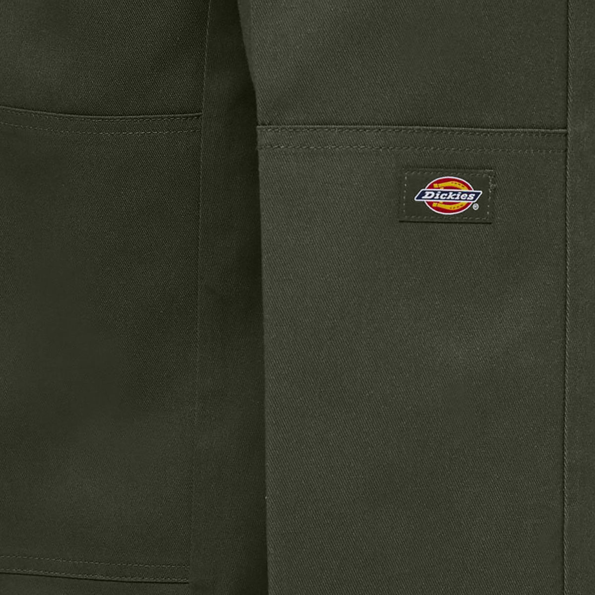 Loose Fit Double Knee Work Pants - Olive Green (OG)