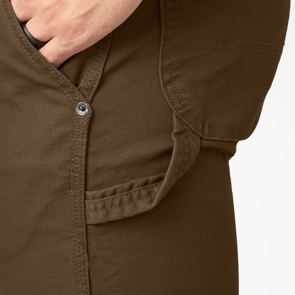 FLEX Regular Fit Duck Carpenter Pants - Stonewashed Timber Brown (STB)