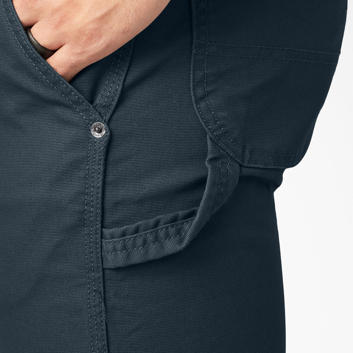 FLEX Regular Fit Duck Carpenter Pants - Stonewashed Diesel Gray (SYG)