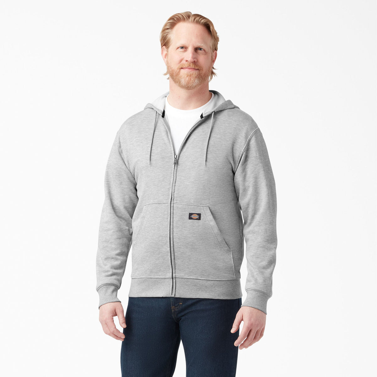 Midweight Fleece Zip Hoodie - Heather Gray (HG)