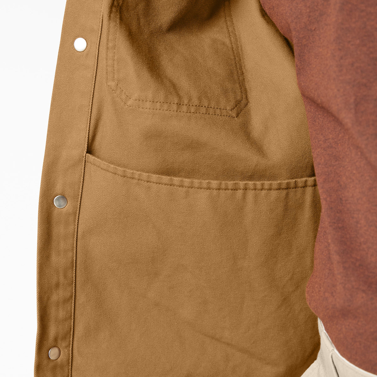Duck Canvas Shirt Jacket - Brown Duck (0BD)