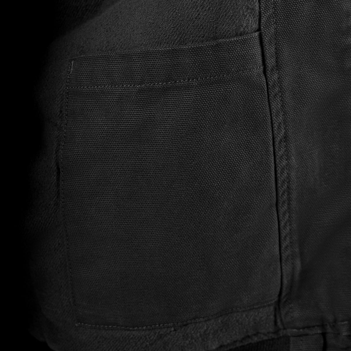 Hilham Canvas Bomber Jacket - Black (BLK)