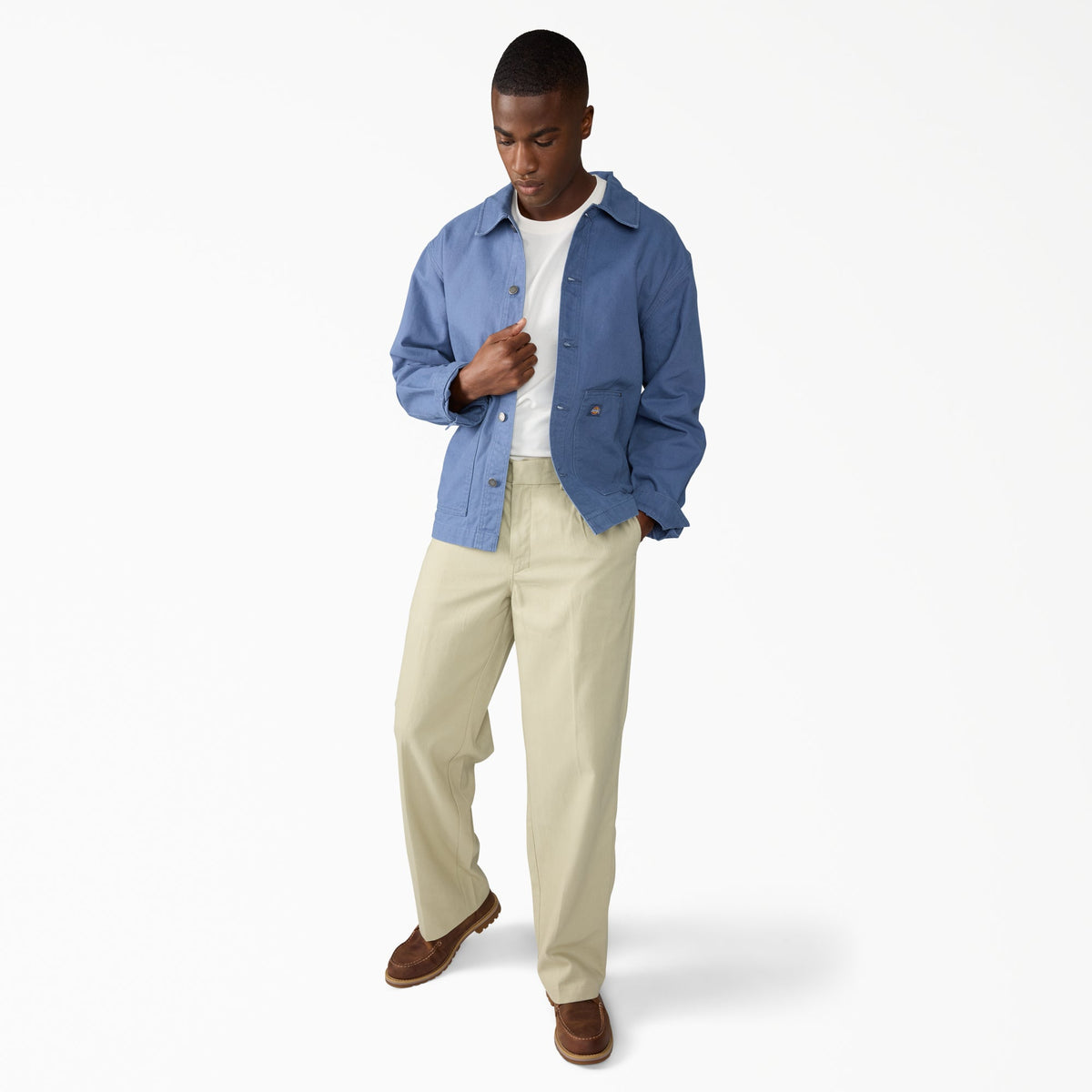 Unlined Canvas Barn Jacket - Retro Indigo (RI2)
