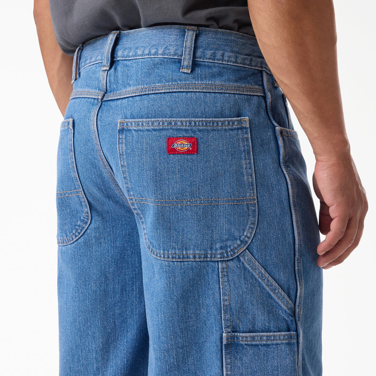 Denim Utility Short, 13" - Mid Wash (J76)