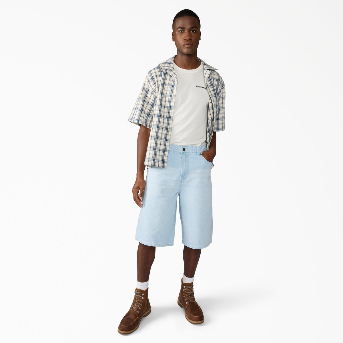 958 Loose Short Jeans, 13" - Fog Blue (0FE)