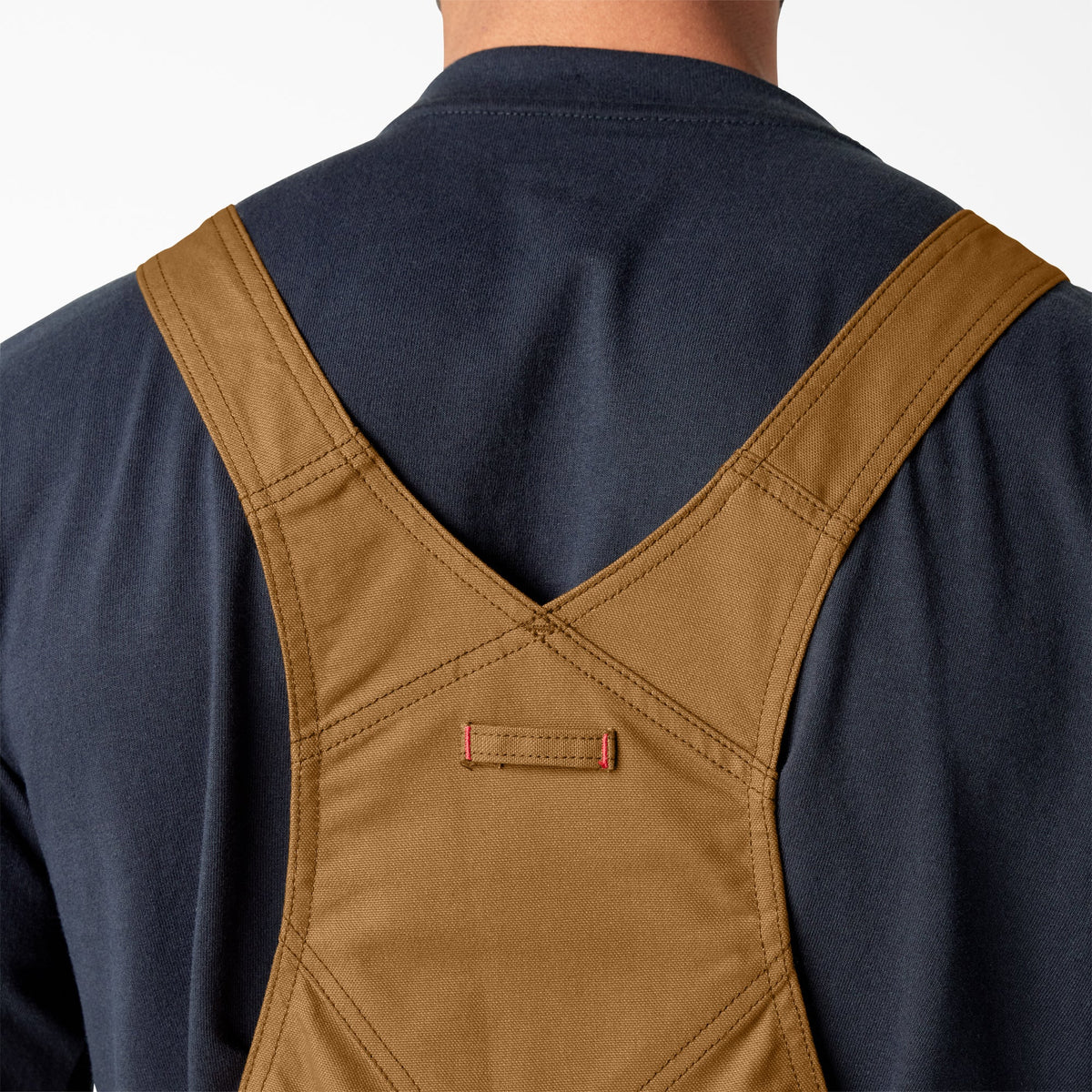 Waxed Canvas Double Front Bib Overalls - Brown Duck (BD)