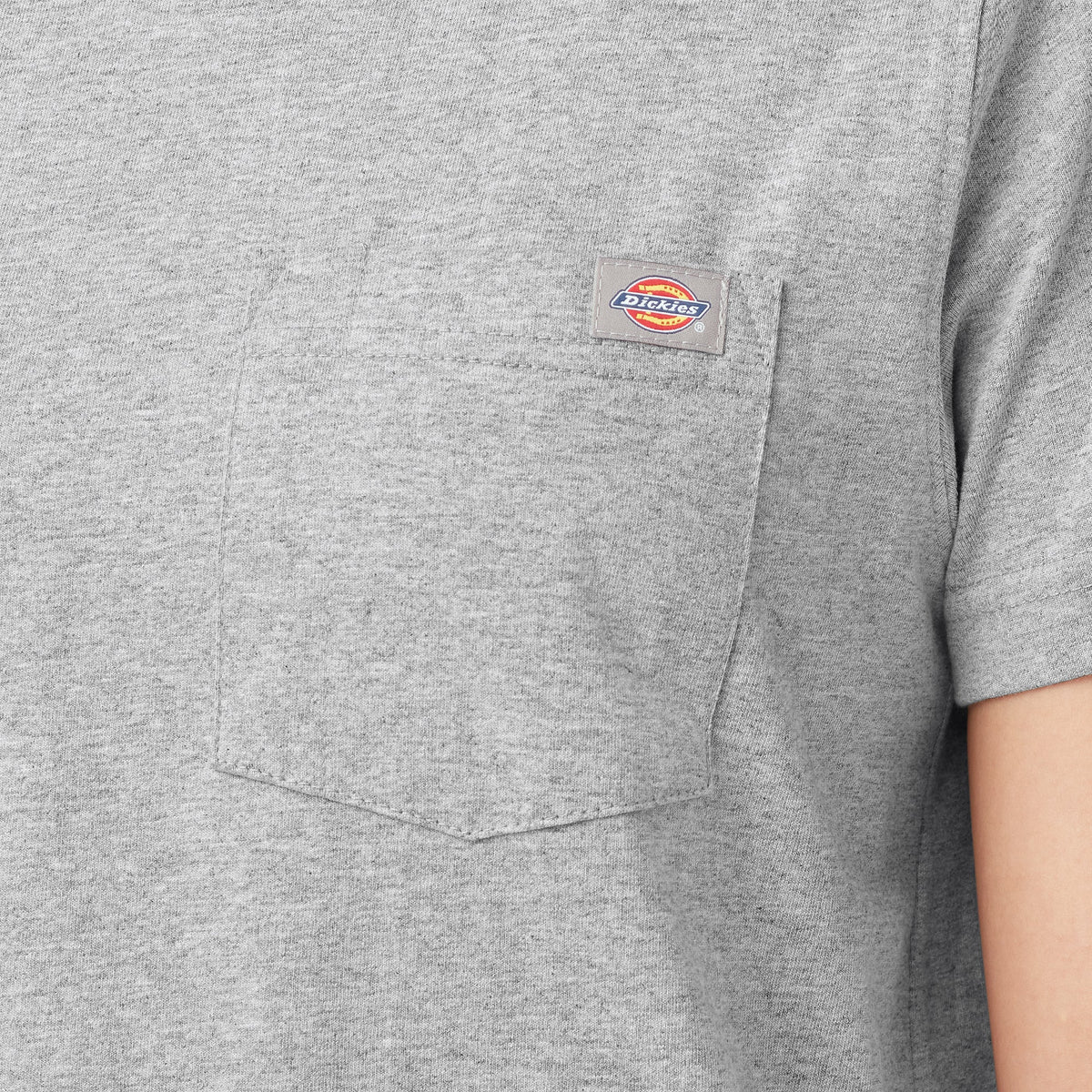 Women's Heavyweight Short Sleeve Pocket T-Shirt - Heather Gray (HG)