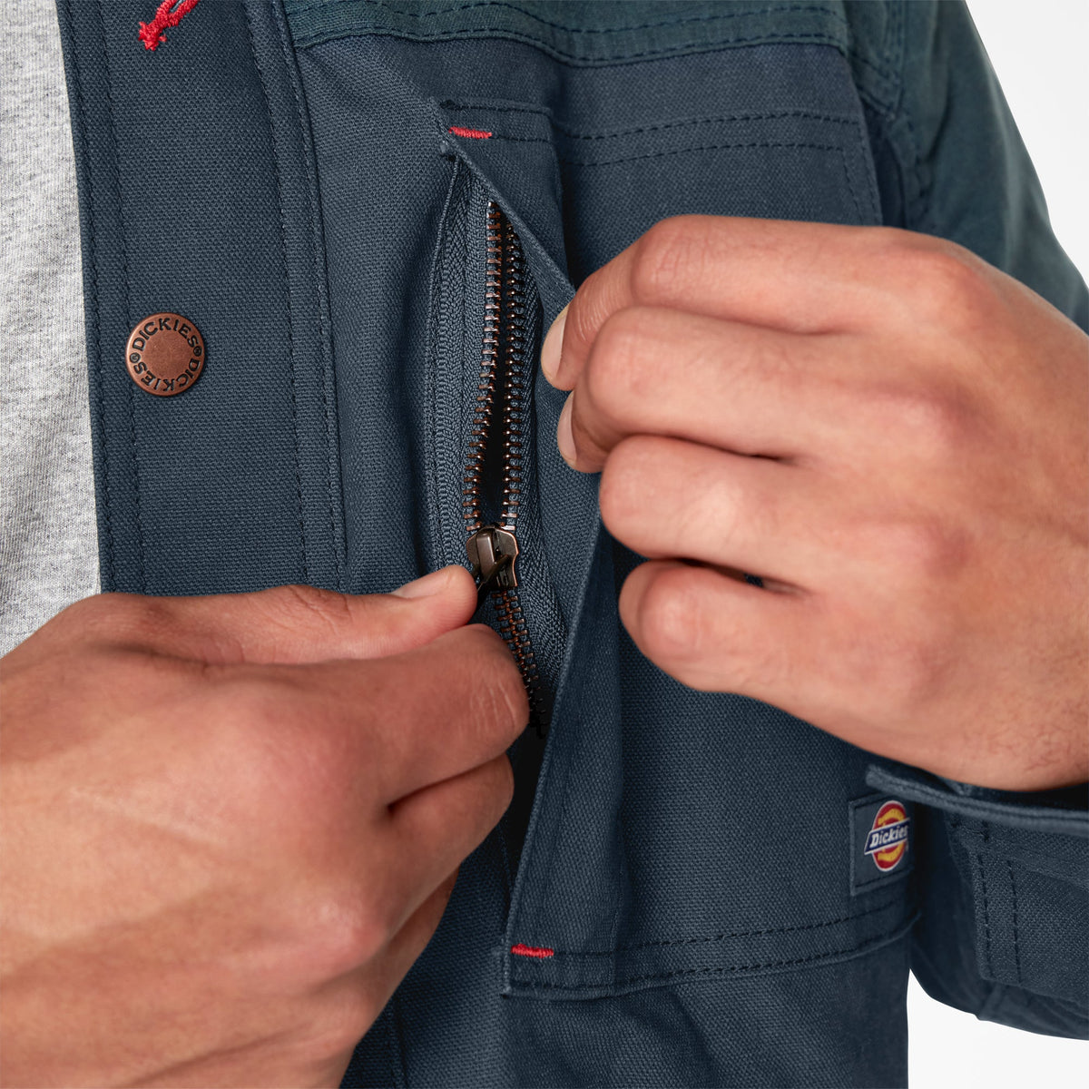 Waxed Canvas Chore Coat - Airforce Blue (AF)