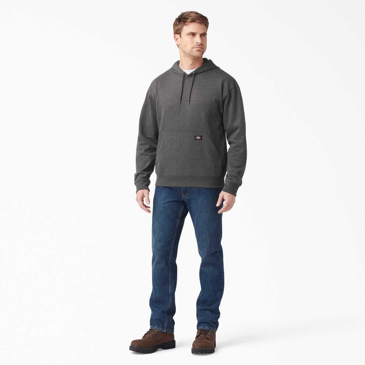 Midweight Fleece Hoodie - Dark Heather Gray (IYD)