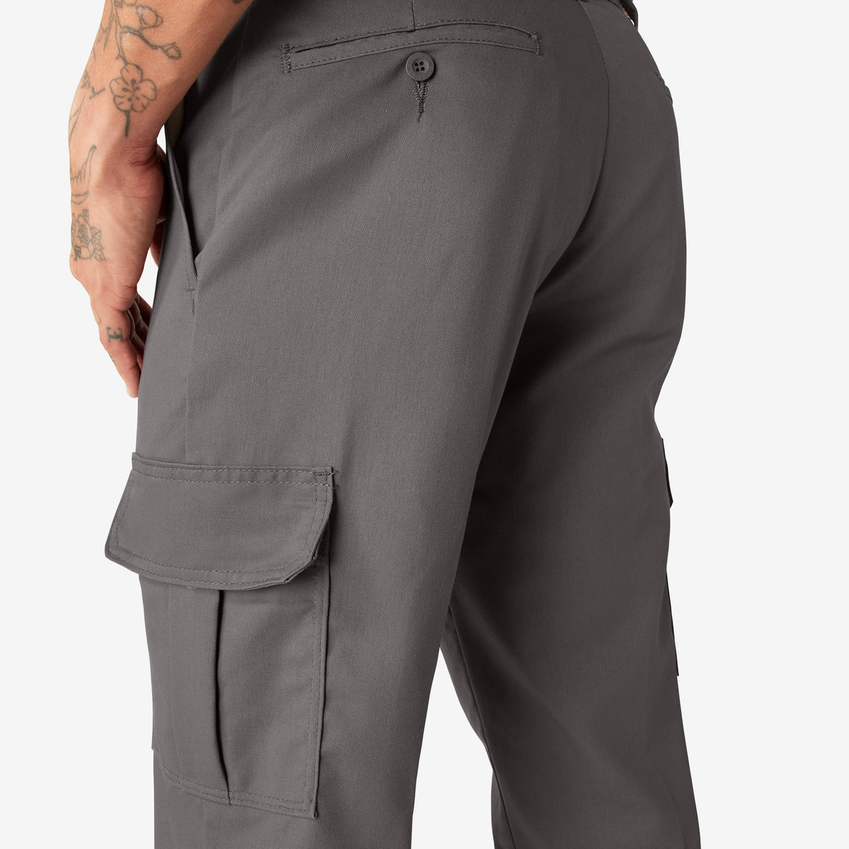 FLEX Regular Fit Cargo Pants - Gravel Gray (VG)