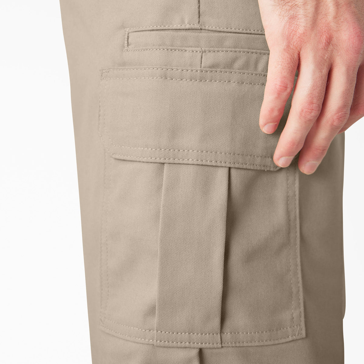 FLEX Relaxed Fit Cargo Shorts, 13" - Desert Sand (DS)