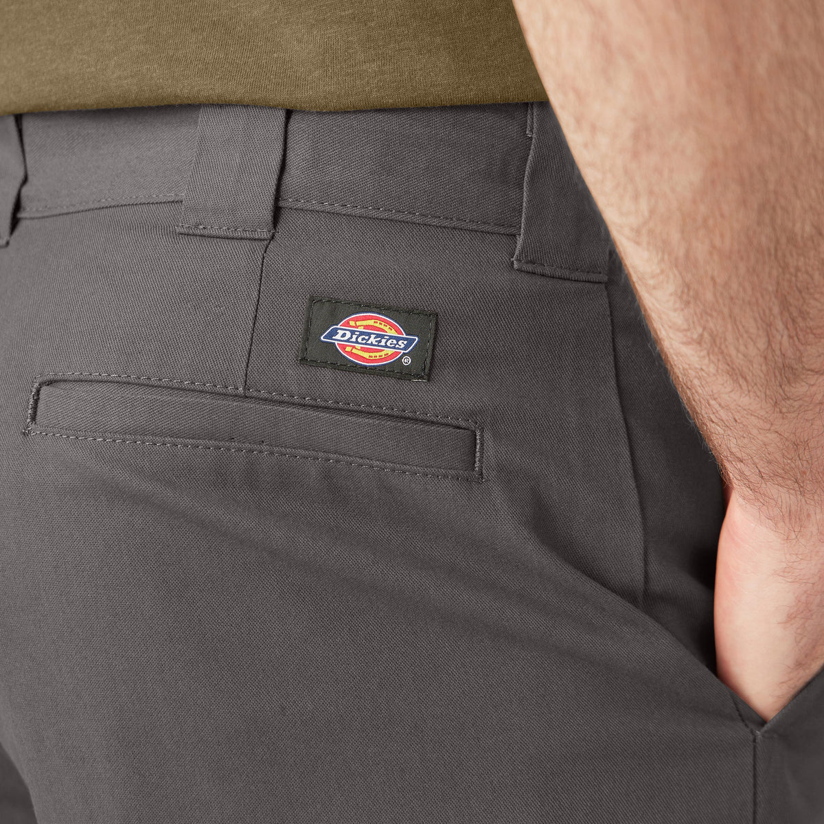 FLEX Relaxed Fit Work Shorts, 11" - Gravel Gray (VG)