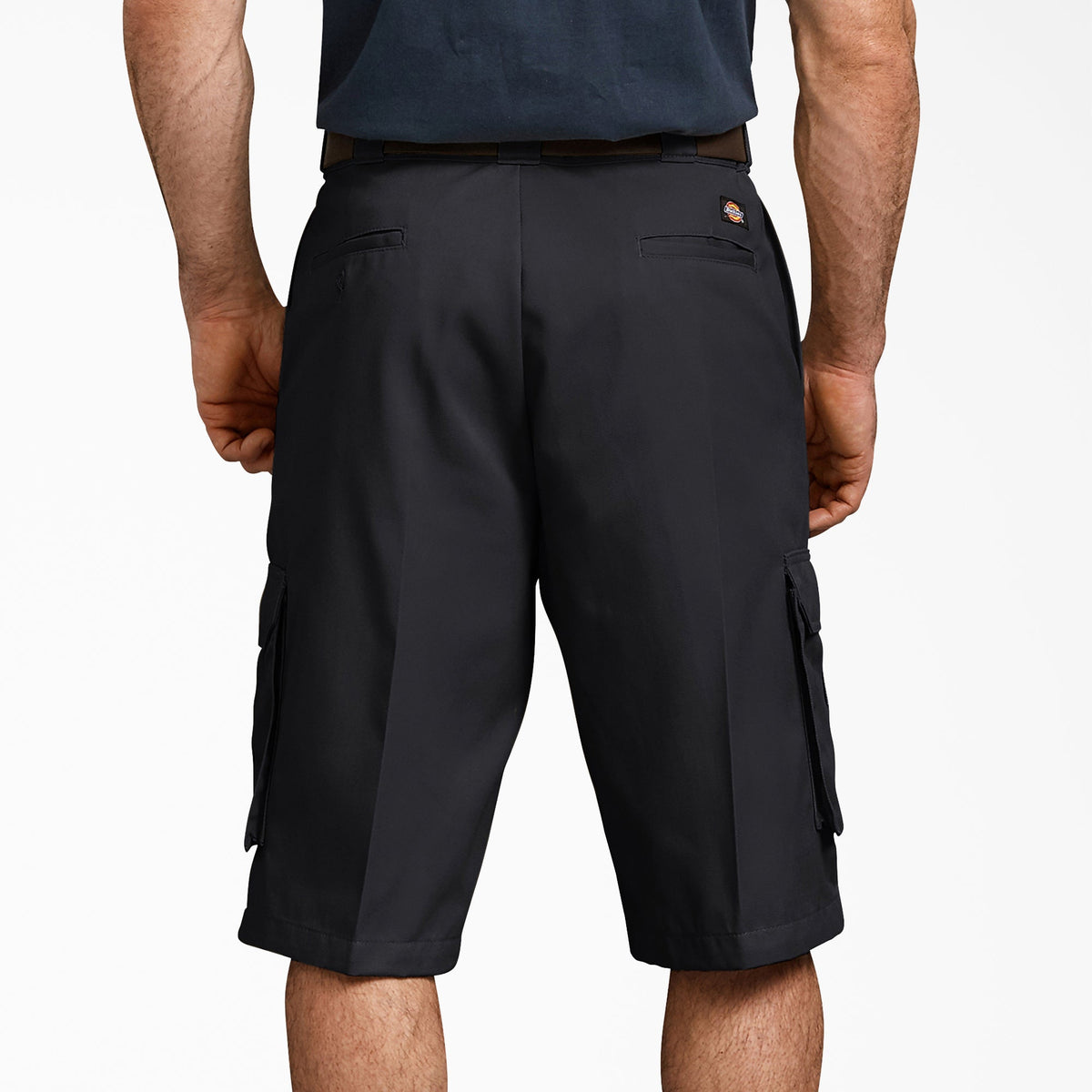 FLEX Loose Fit Cargo Work Shorts, 13" - Black (BK)