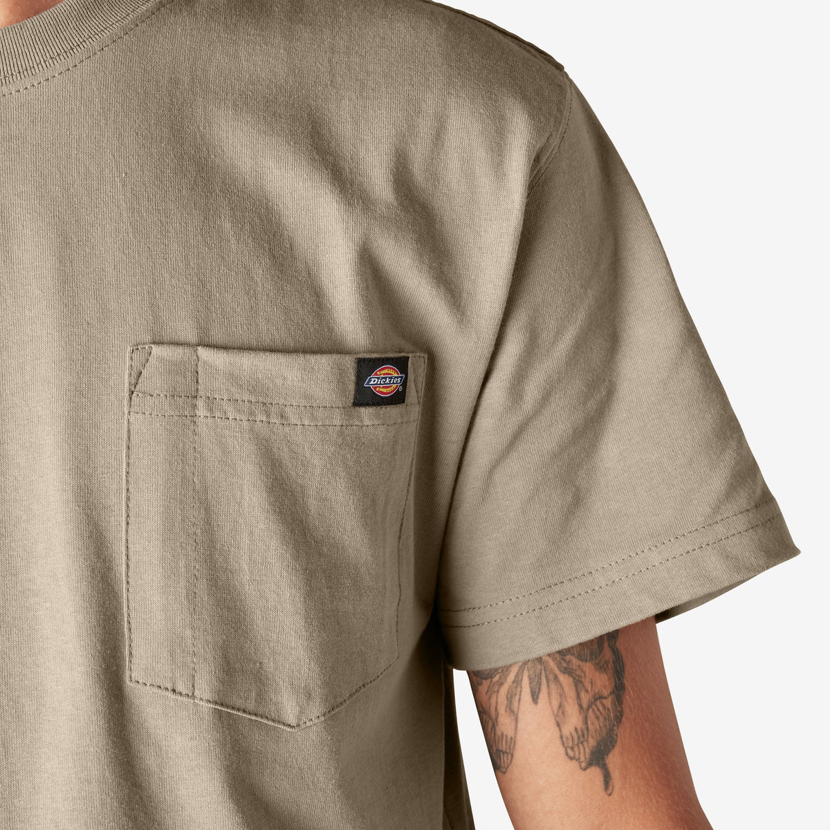 Heavyweight Short Sleeve Pocket T-Shirt - Desert Sand (DS)