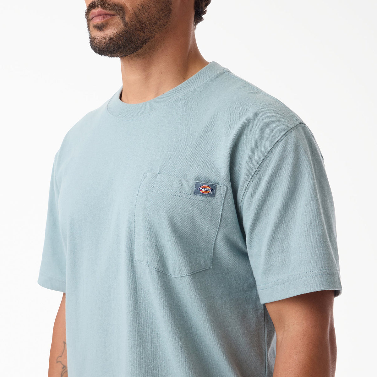 Heavyweight Short Sleeve Pocket T-Shirt - Stormy Sea (L37)