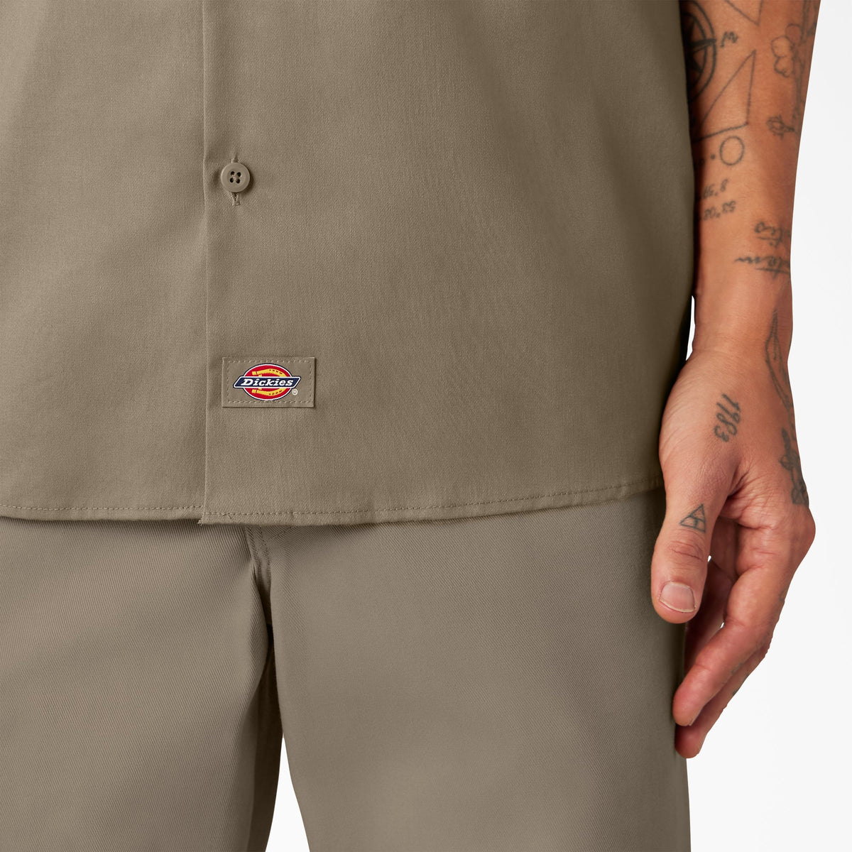 FLEX Slim Fit Short Sleeve Work Shirt - Desert Sand (DS)