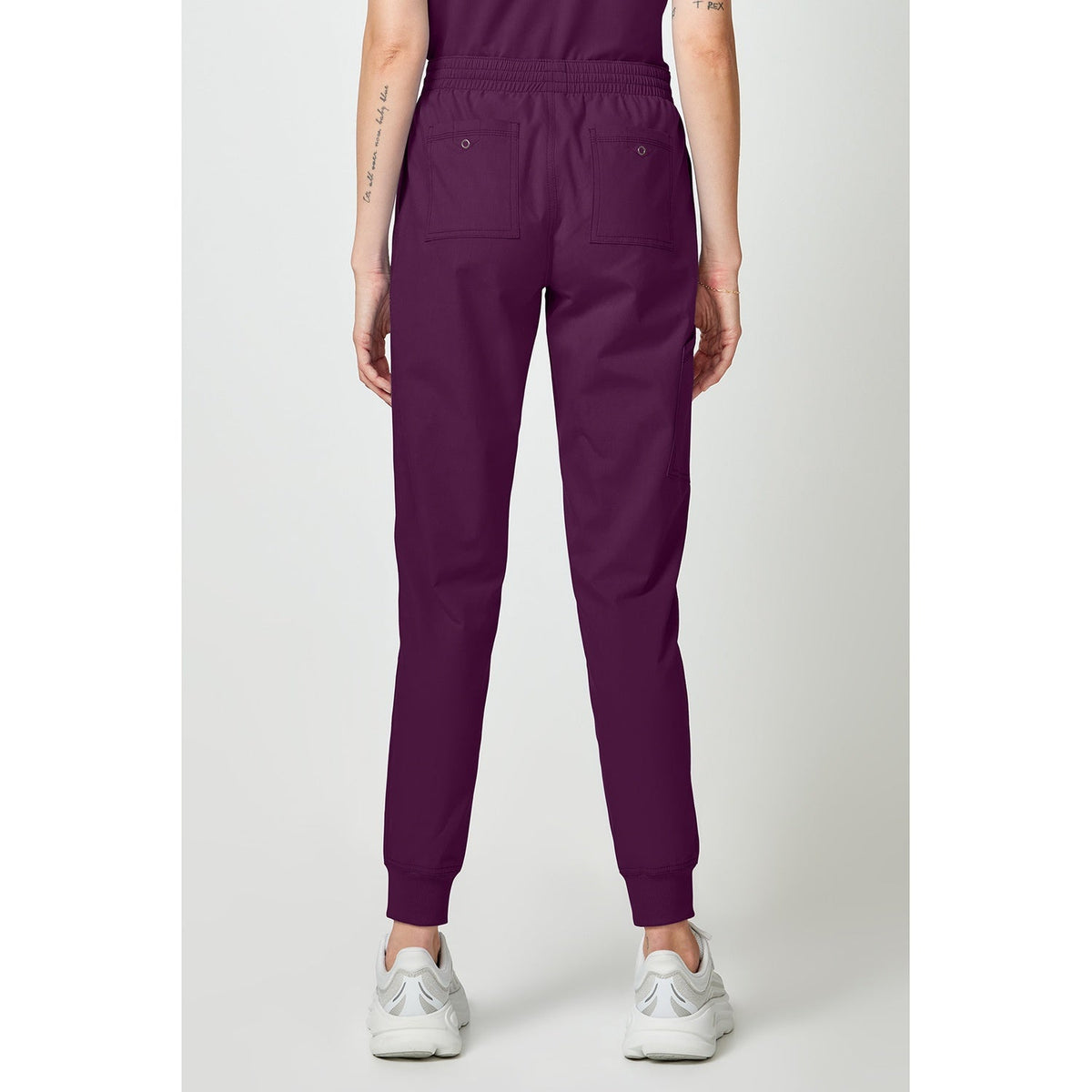 Women's Forge Mid Rise Cargo Scrub Jogger - Wine (WIN)