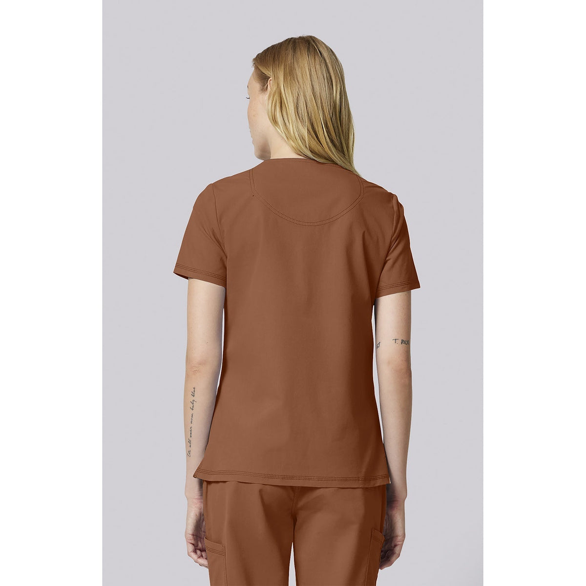 Women's Forge V-Neck Scrub Top - Ginger (G2E)