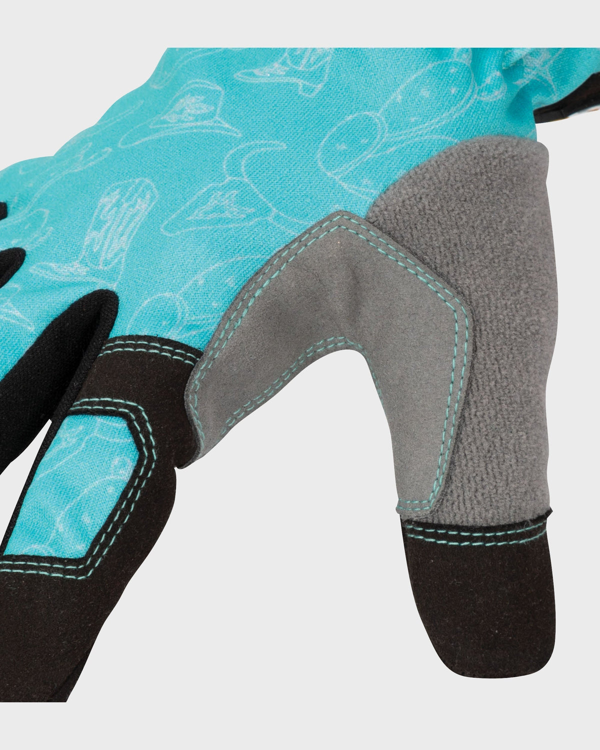Lawn and Garden Work Gloves with Speedcuff - Teal (TL)
