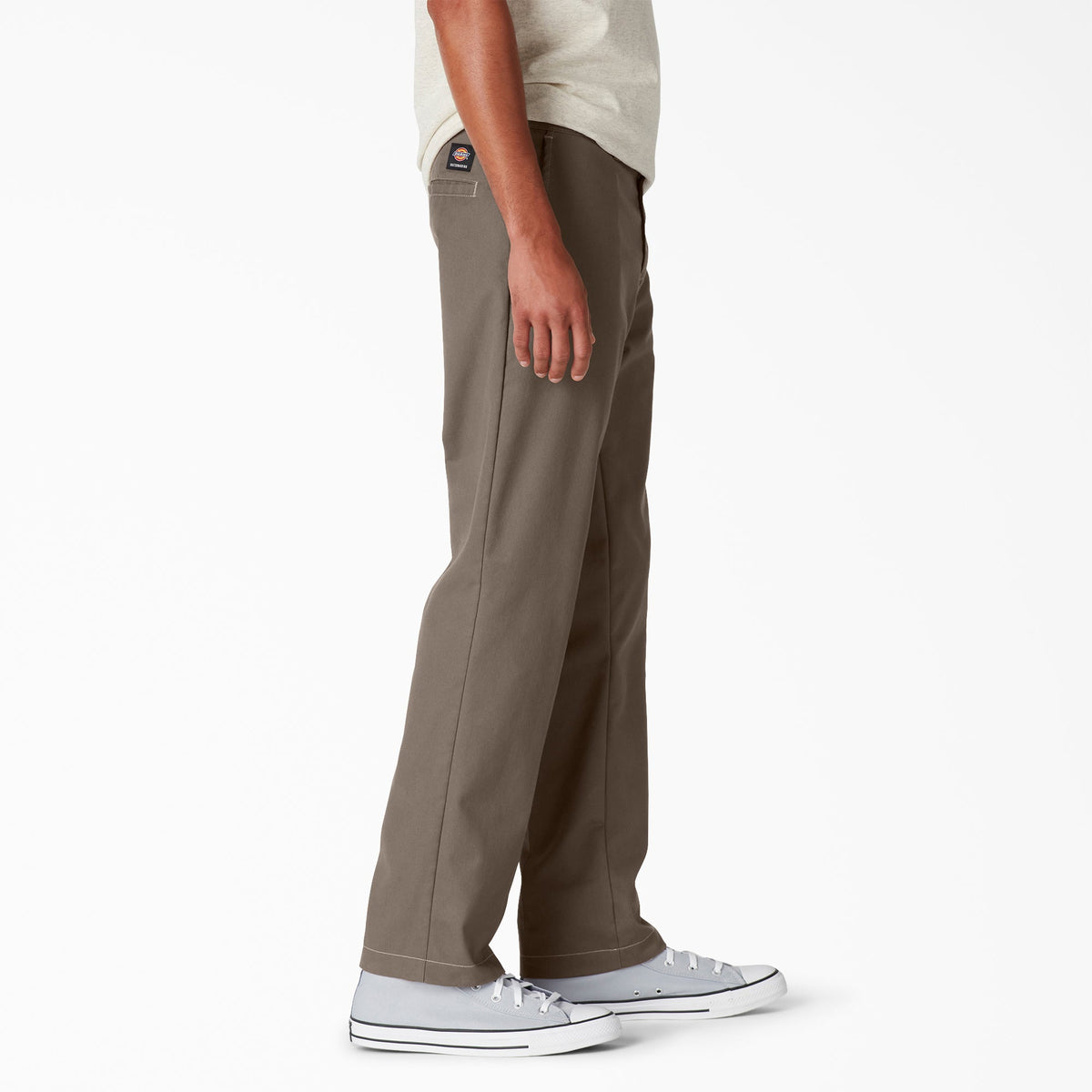 Dickies Skateboarding Slim Fit Pants - Mushroom Contrast Topstitch (TSM)