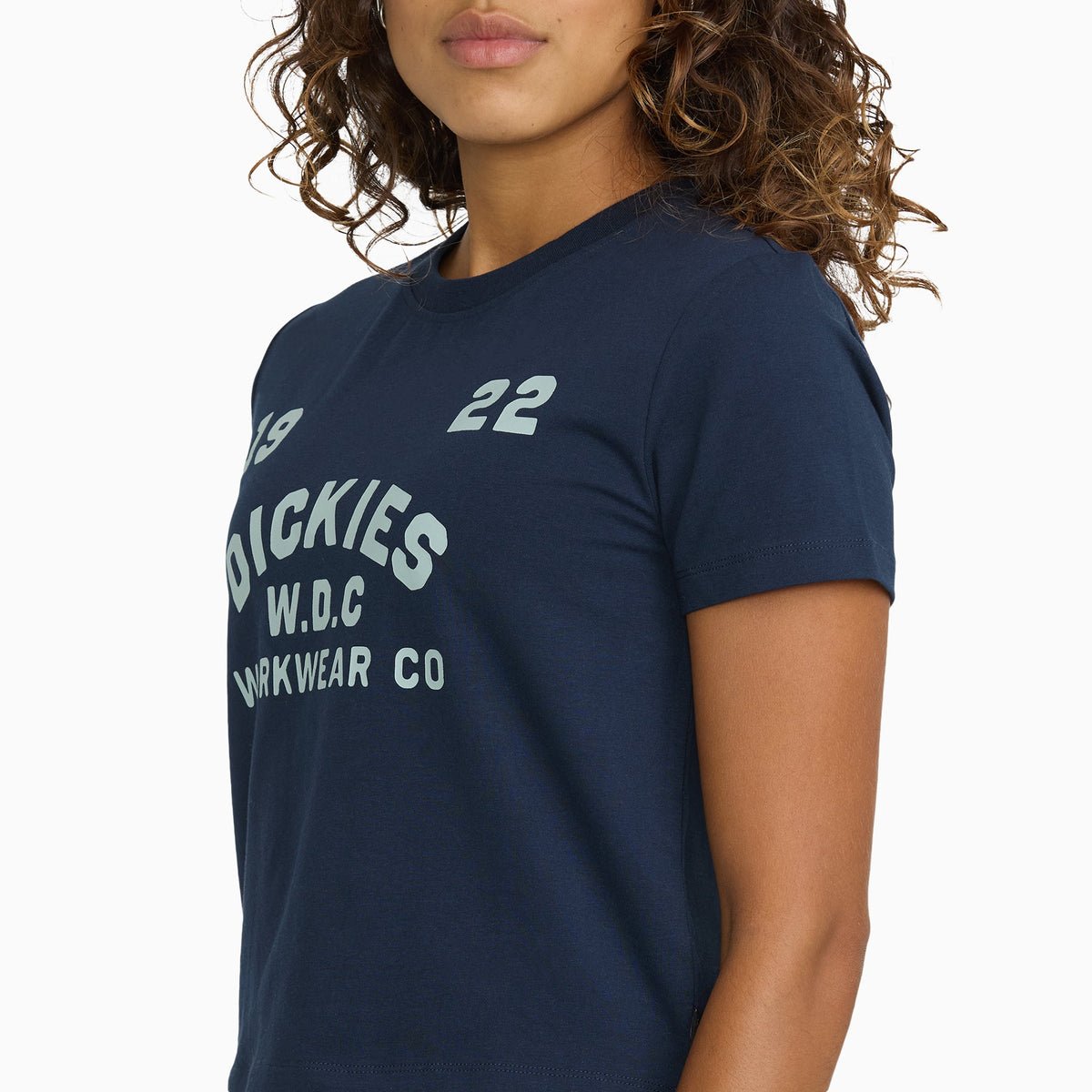 Juniors Longline Baby Tee - Navy Blazer (NBL)