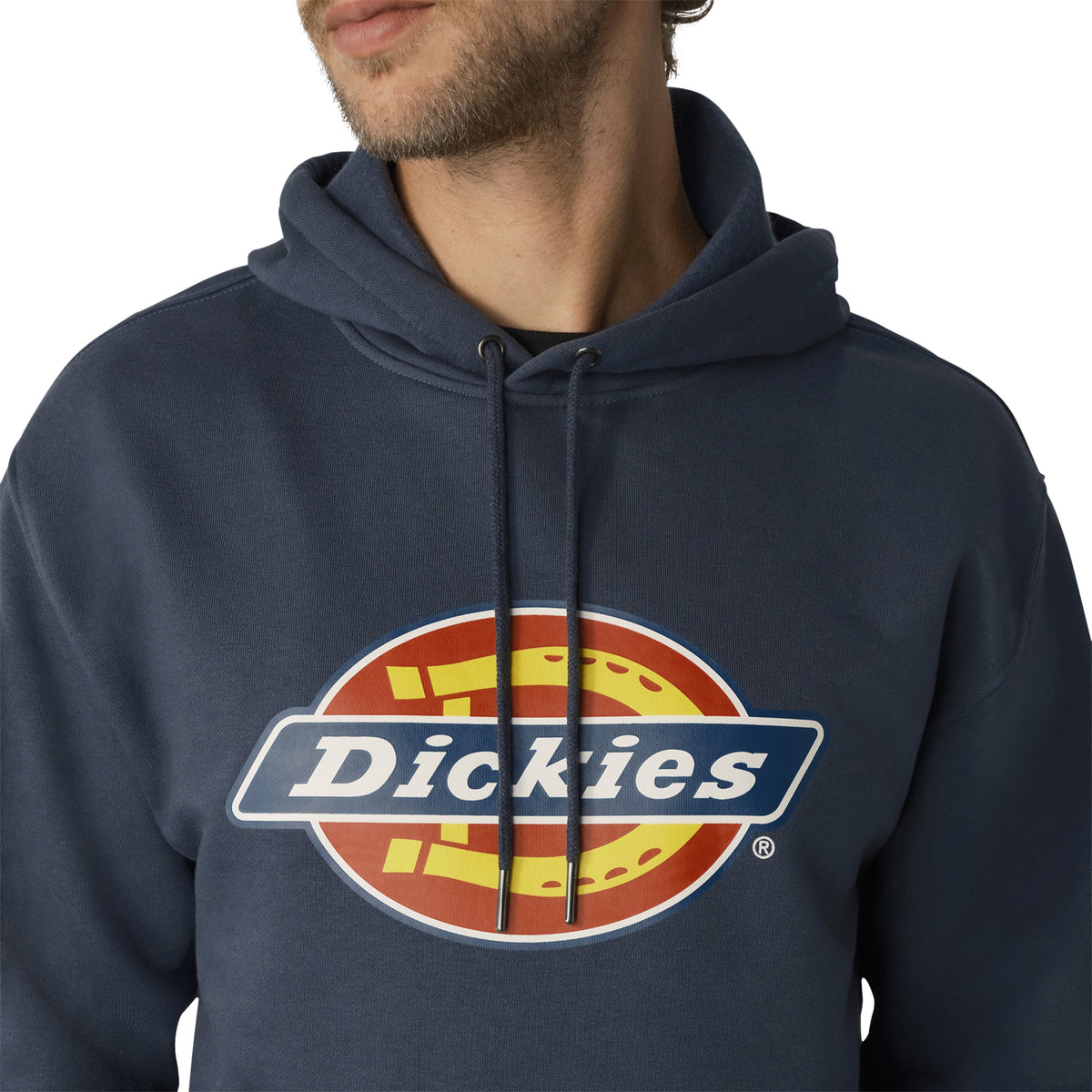 Water Repellent Logo Hoodie - Airforce Blue (AF)