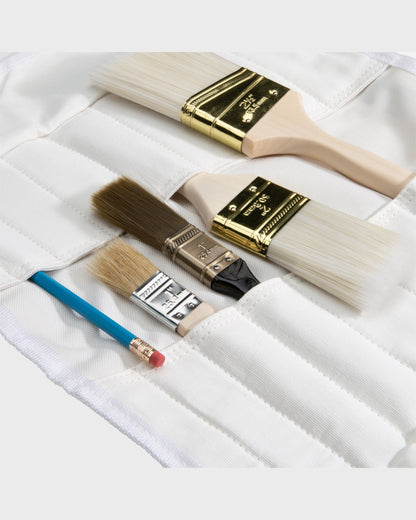 Paint Brush Tool Organizer Roll - White (WHT)