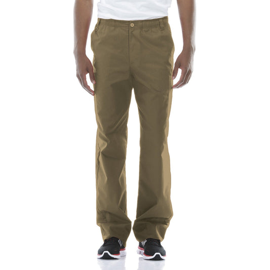 Men's EDS Signature Zip Fly Pull-On Scrub Pant - Khaki (KHA)