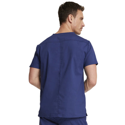 Men's EDS Signature V-Neck Scrub Top - NAVY (0NV)