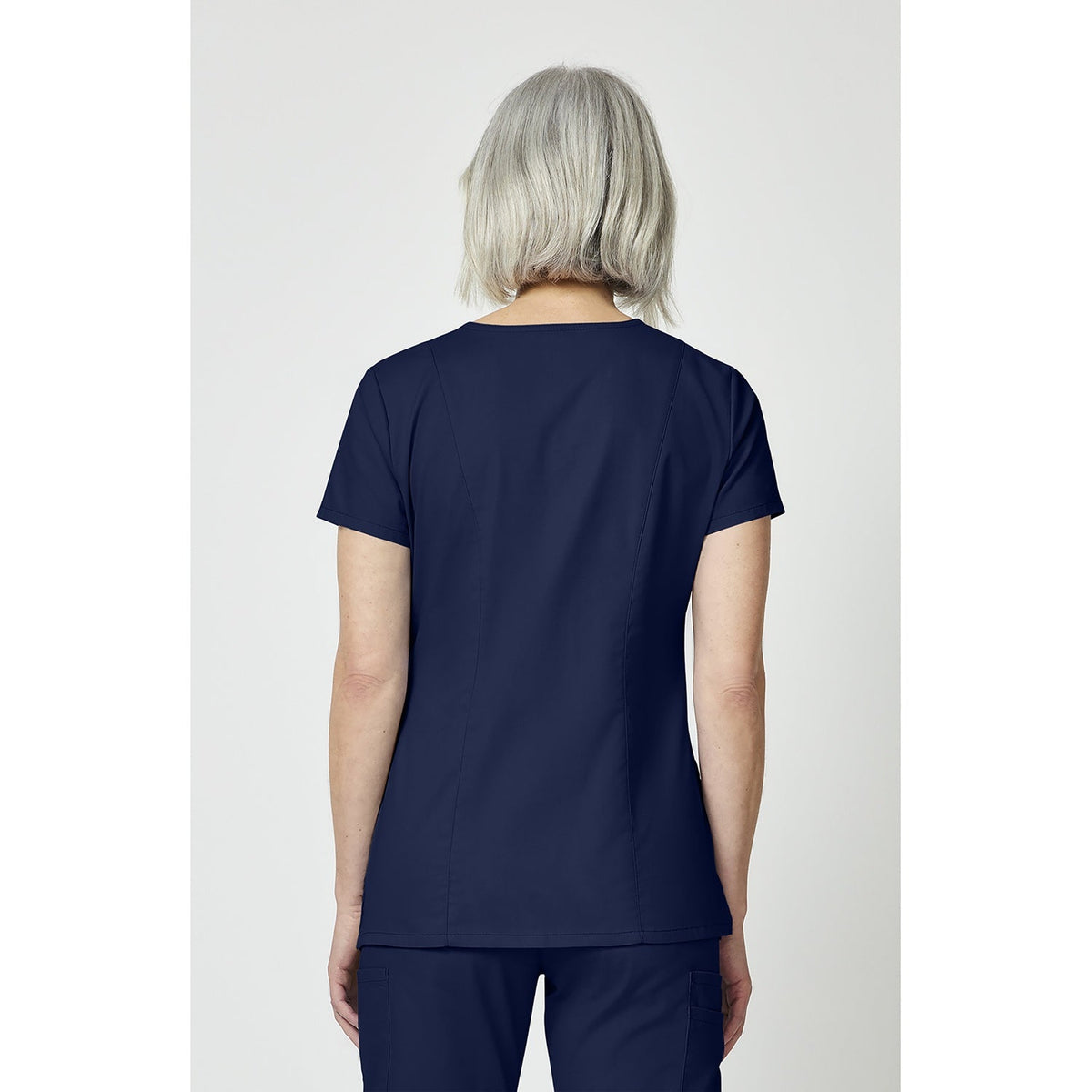 Women's EDS Signature V-Neck Scrub Top - NAVY (0NV)