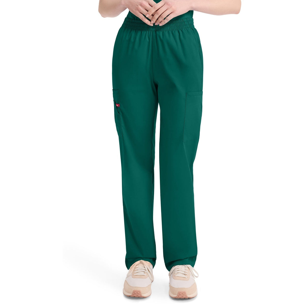 Women's EDS Signature Natural Rise Tapered Leg Pull-On Scrub Pant - Hunter Green (GH)