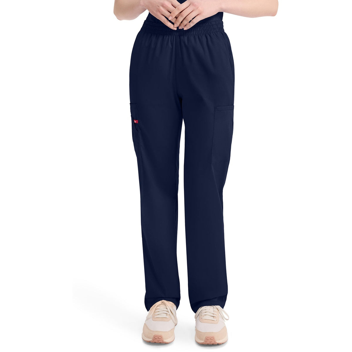 Women's EDS Signature Natural Rise Tapered Leg Pull-On Scrub Pant - NAVY (0NV)