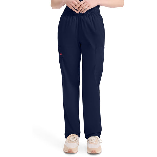Women's EDS Signature Natural Rise Tapered Leg Pull-On Scrub Pant - NAVY (0NV)