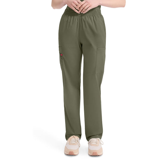 Women's EDS Signature Natural Rise Tapered Leg Pull-On Scrub Pant - OLIVE (OL9)