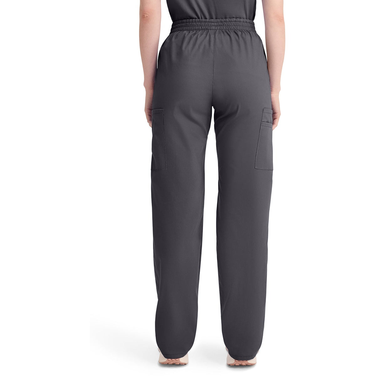 Women's EDS Signature Natural Rise Tapered Leg Pull-On Scrub Pant - Pewter Gray (PEW)