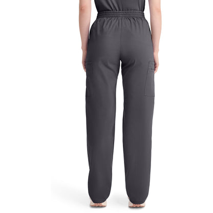 Women's EDS Signature Natural Rise Tapered Leg Pull-On Scrub Pant - Pewter Gray (PEW)