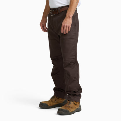 Tradebuilt Duck Canvas Double Knee Pants - Dark Brown (0DB)