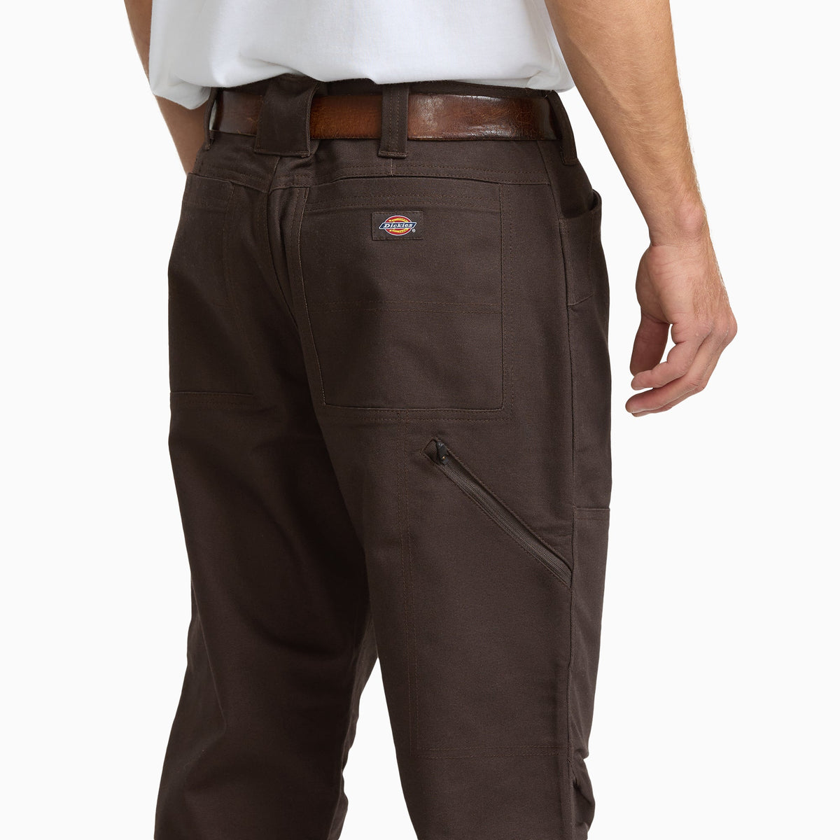 Tradebuilt Duck Canvas Double Knee Pants - Dark Brown (0DB)