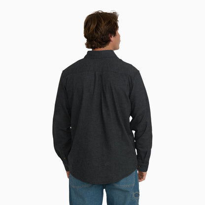 Long Sleeve Flannel Work Shirt - Charcoal (0CH)