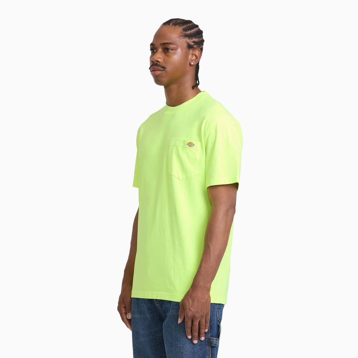 Worn In Heavyweight Pocket T-Shirt - Bright Yellow (BWD)