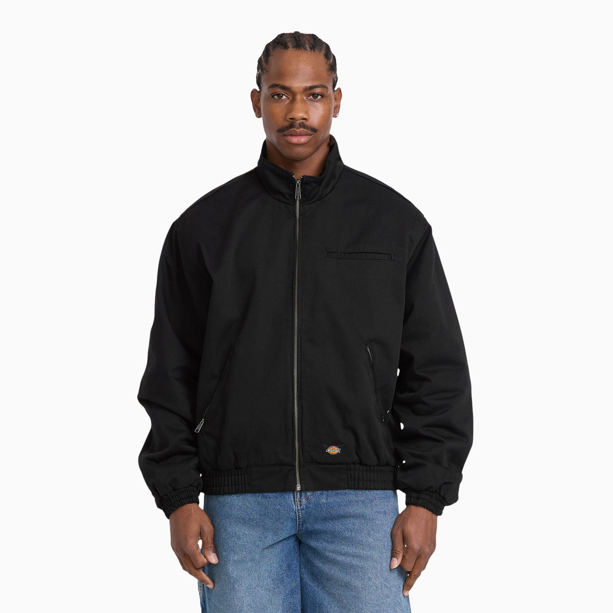 Poly Cotton Jacket - Black (BLK)